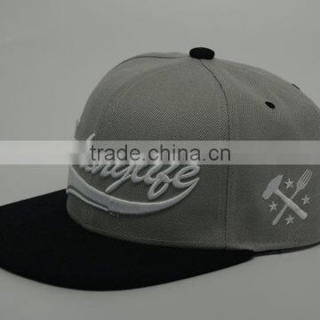 Newest design high quality 3D embroidery custom snapback caps snapback