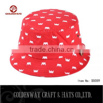 High quality Women Bucket hat with printed logo