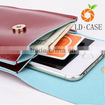 Wrist-let Metal Shoulder Bag Curve Cut Cell Phone Bag With Strap Small Clutch photo-5