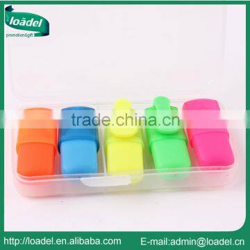 Promtion plastic box mini highlighter