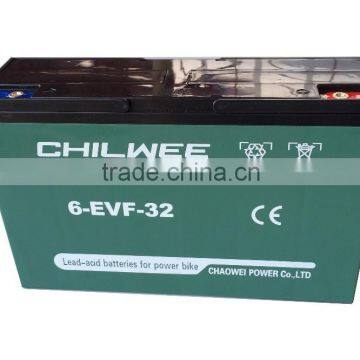 6-EVF-32(6-DZM-30) CHILWEE Maintenence-free Lead-Acid Battery for E-bike