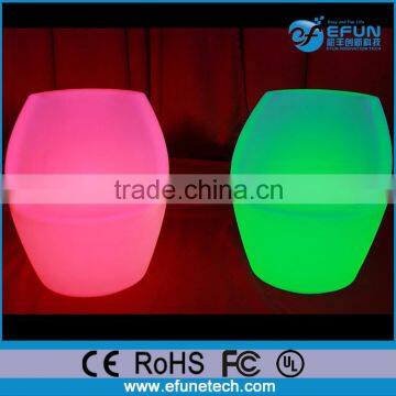 plastic nightclub bar table and chairs,led fancy egg shape rgb color glow chair