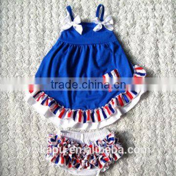 High quality whoelsale cotton swing set for baby girl, children wear boutique outfit 2016 in stock