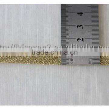 2016 New Arrival 1cm Gold Nylon Tape Polyester Cord Strapping for Decoration photo-2