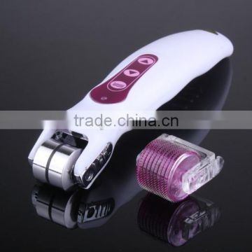 Different needles size cts-540 vibration dermaroller skin face beauty roller