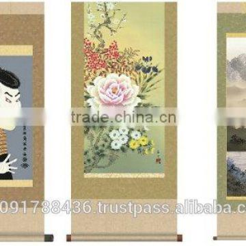 Japanese Premium Kakejiku/Wall Hanging Scroll for Traditional Home Decoration