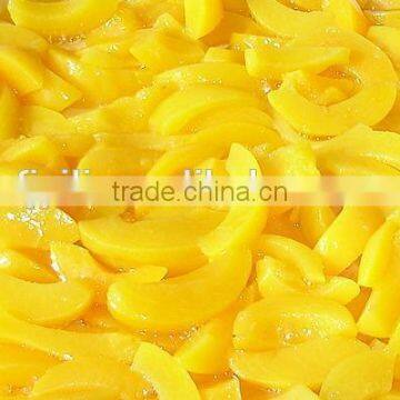 Canned yellow peach regular slice in syrup