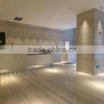 Honed royal gold vein ginkgo wood beige marble slab