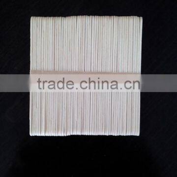 high quality 114mm straight edges stocked low price birch wood stick for ice cream