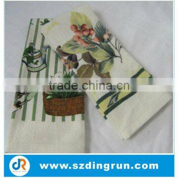 100% cotton velour printed tea/kitchen towel