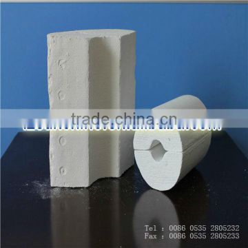 220KG/M3 Non-Asbestos Calcium Silicate Pipe Cover