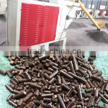 Flat die straw pellet machine