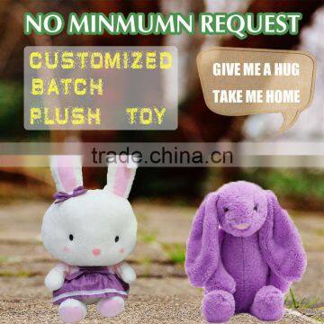 ODM OEM customized plush soft fat bunny toys