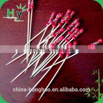 Disposable wedding supplies bamboo fruit picks for decoration