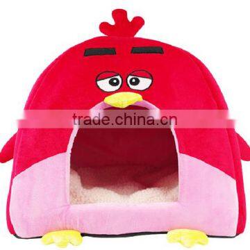 Pet Dog Cat Bed/Bird Shaped Pet Plush House