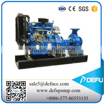 high capacity diesel fuel centrifugal impeller water pump with control panel for irrigation and Plants