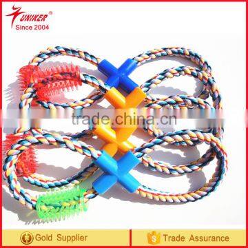 wholesales colorful cotton rope pet toys
