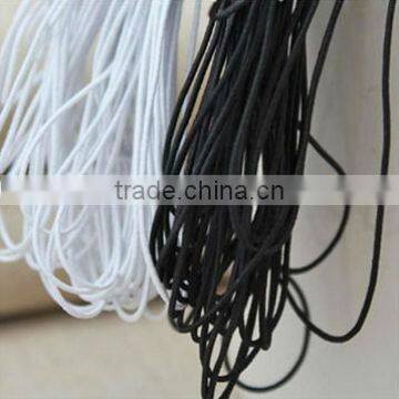 black elastic cord with barbs