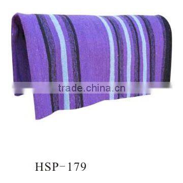 13mm purple cotton horse western saddle pad for horse