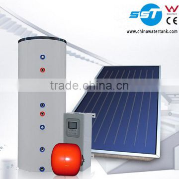 Residential split pressurized solar water heater