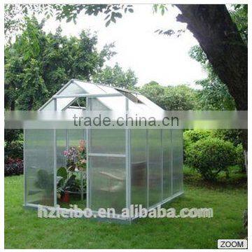 2015 factory direct sale aluminium green house-4rooms