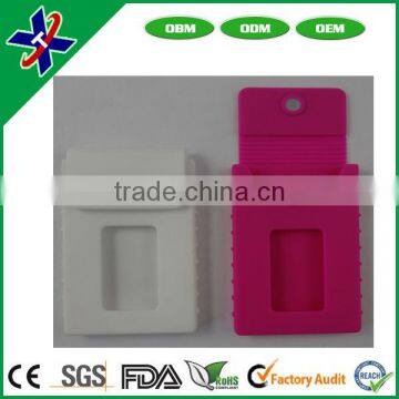 hot sale any color of silicone Rubber business card holder