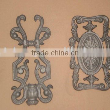 good quality wrought iron & cast iron decorated gate accessories