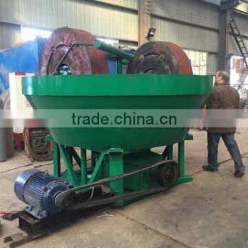 new design wet pan grinder, Gold Mining Pan, double roller pan mill