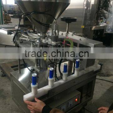 NF-20B Semi Automatic Aluminum Plastic Tube Filling Sealing Machine, Manual Tube Filler photo-2
