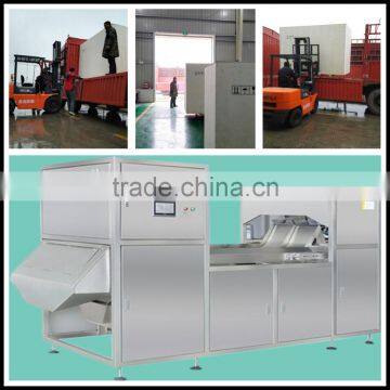 plastic recycling machine, granuls color sorting machine with high accuracy 99.99%