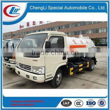 2016 New Dongfeng 6000l Vacuum Sewage Suction Tanker Truck For Sale photo-4