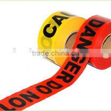 Red and white reflective warning tapes