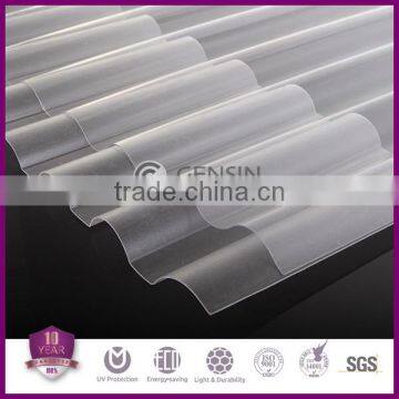 Zhejiang Haining High Quality Translucent Polycarbonate Corrugated Sheet / Roofing Sheet/corrugated Plastic Sheet photo-4