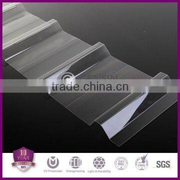 DIY Plastic Roof Covering Corrugated Polycarbonate Sheet Long Service Life