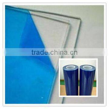 Hot Blue Adhesive Glass Protective Film