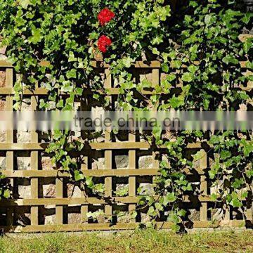 wooden garden trellis, outdoor wooden fence, square wooden lattice/trellis square