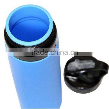 550ml Silicone Collapsible BPA Free Water Bottle FDA Approved Leak & Spill Proof, Freezer and Dishwasher Safe photo-2