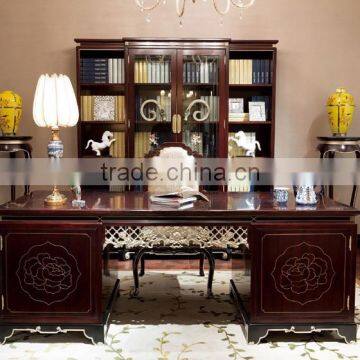 Chinese style office furniture solid wood study furniture writing table