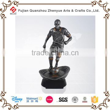 Customized soccer player figure .