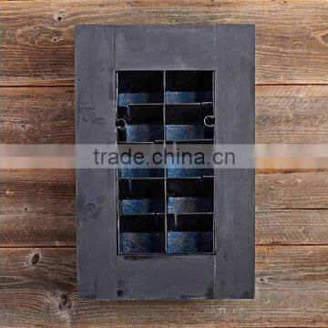 Wooden Chalkboard Wall Planter