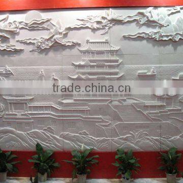 White GRC Decoration Wall Covering