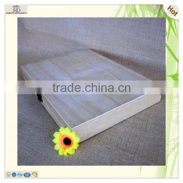 Wholesale Unfinished Craft Candles Pine Paulownia Wood Trunk Boxes photo-2