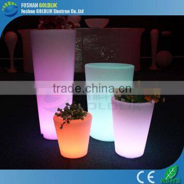 Home Drain off Water RGB Multicolors LED Light Flower Pot