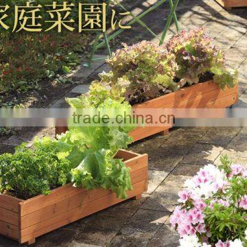High Quality and Handmade Wooden Big Size Flowerpot