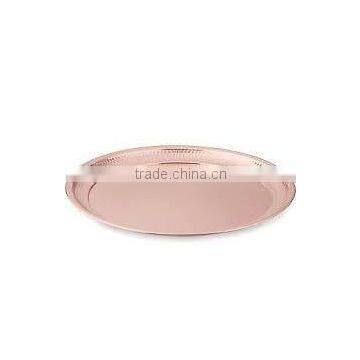 home decor copper plated tray