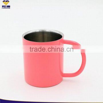 OEM And ODM Stainless Steel Pink Coffee Cups