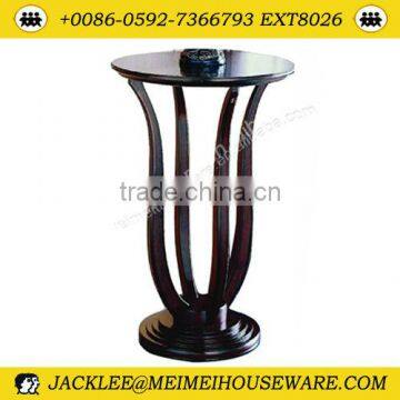 Round Antique Wooden End Table