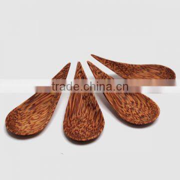 Natural Coconut Wood Spoon, Coco Wood Ladle, Coco Wood Condiment Spoon photo-4