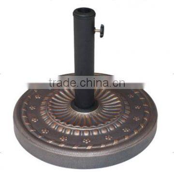 Iron Round Concrete Umbrella Base outdoor