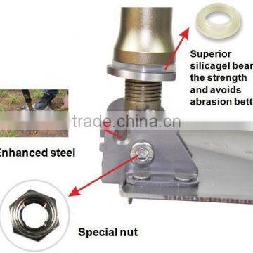 New Idea Aluminum Alloy Outdoor Tactical Survival Gear Including Shovel Hoe and Flashlight